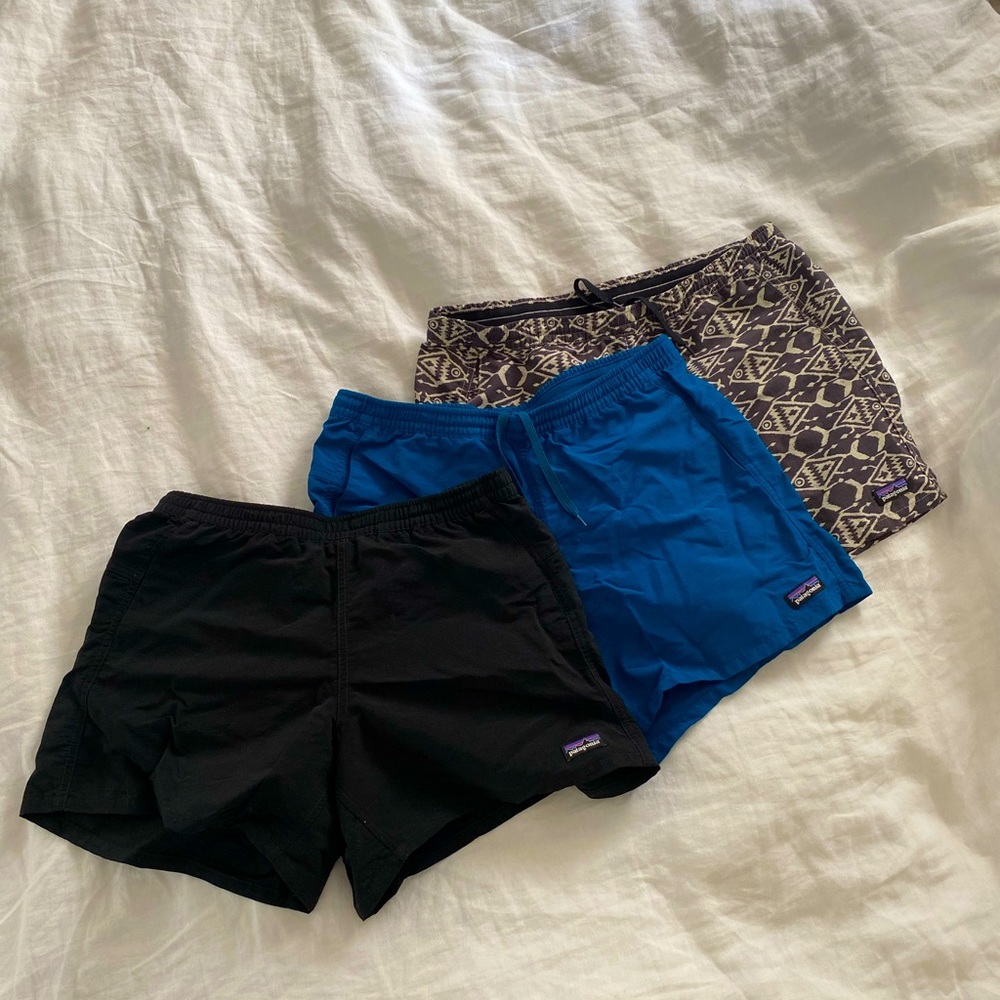 *SET OF 3* Patagonia Baggies Shorts 5”